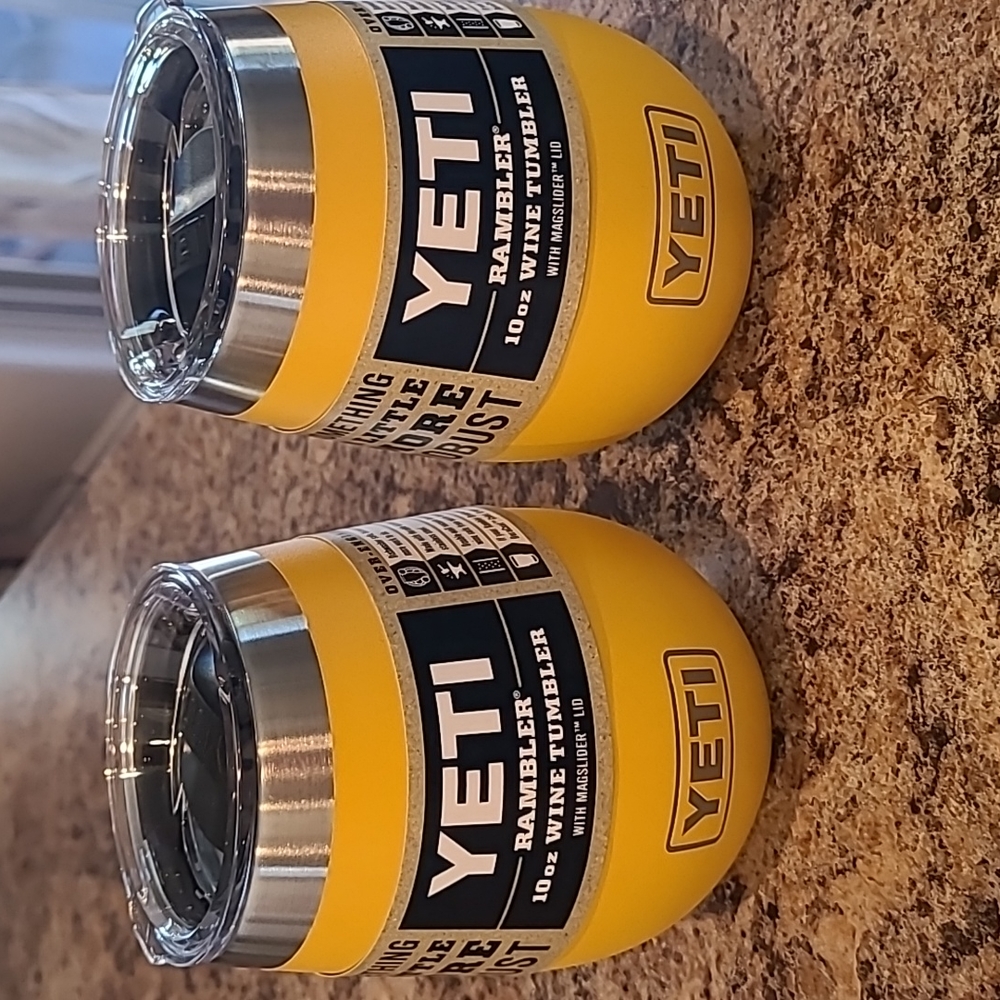 Two Yeti Wine Tumbler